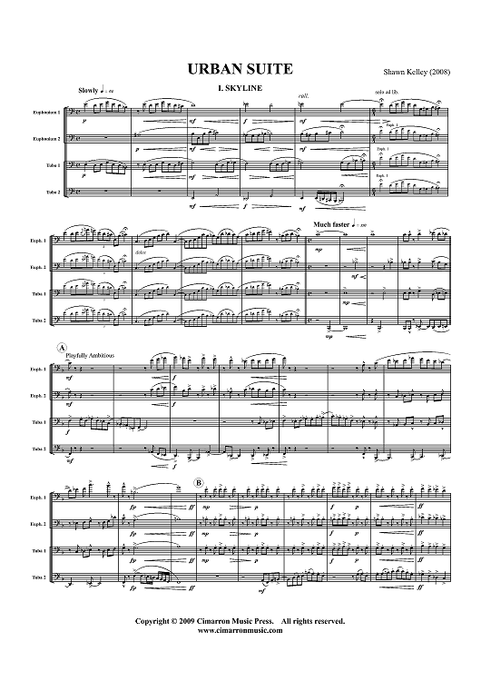 Urban Suite - Score