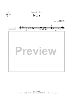 Nola - Horn in F (opt. Trombone)