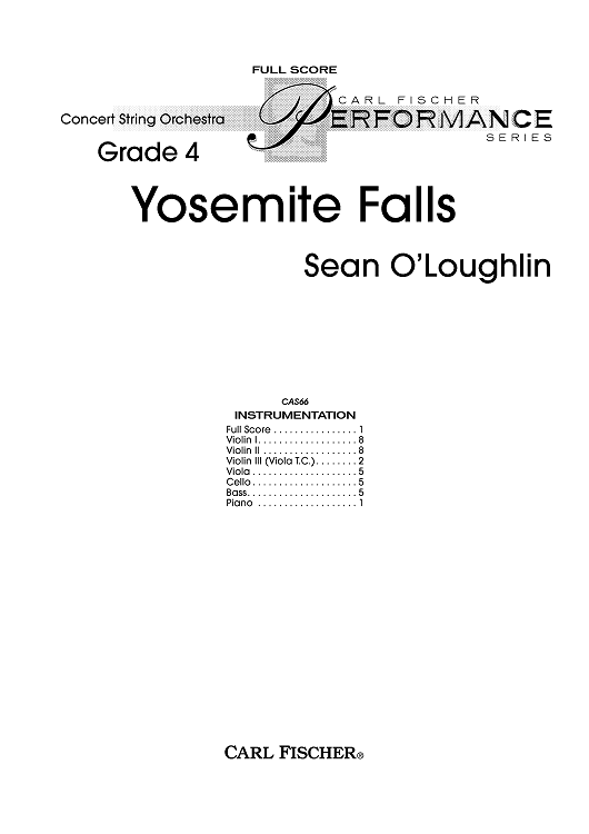 Yosemite Falls - Score