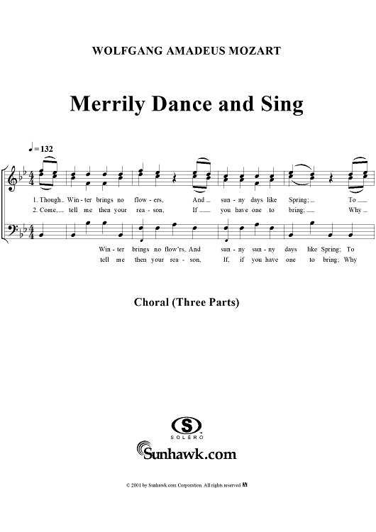 Merrily Dance and Sing