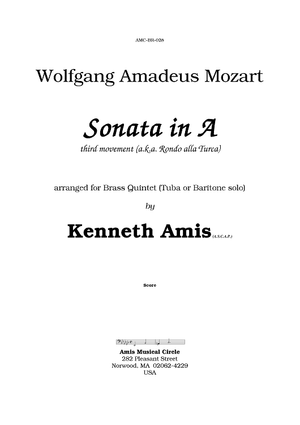 Rondo alla turca (Sonata in A, mvmt. 3) - Introductory Notes
