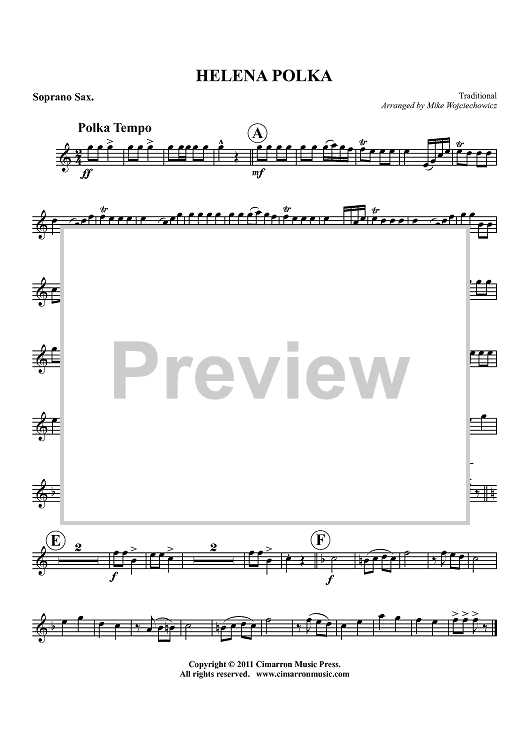 Helena Polka - Soprano Sax