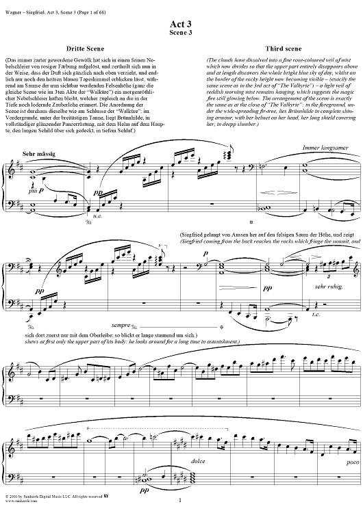 Siegfried, WWV86C, Third Act, Scene III, Siegfried, Brünnhilde