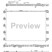 Allegro and Fugue from Oboe Concertos 1 and 2 - Trumpet 2