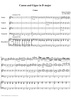 Canon and Gigue in D - Score