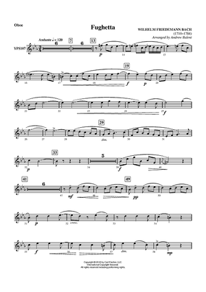 Fughetta - Oboe (Opt. Flute 2)