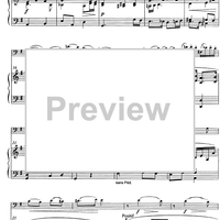 Quatre Morceaux d'Eglise - Score