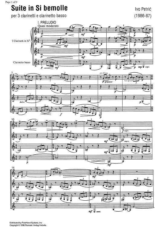 Suite - Score