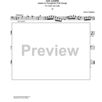 Duet No. 2 from 6 duets based on Hungarian Folk Songs - Cello