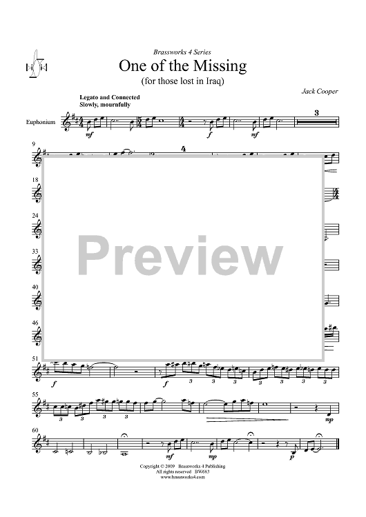 One of the Missing - Euphonium