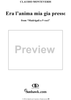 Era l' anima mia già presso - From "Madrigali à 5 voci" Book 5 (1605) - SV96
