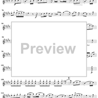 Serenata No. 3 in E Major - Violin 1