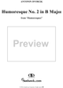 Humoresque No. 2 in B major - from "Humoresques" - Op. 101 - B187