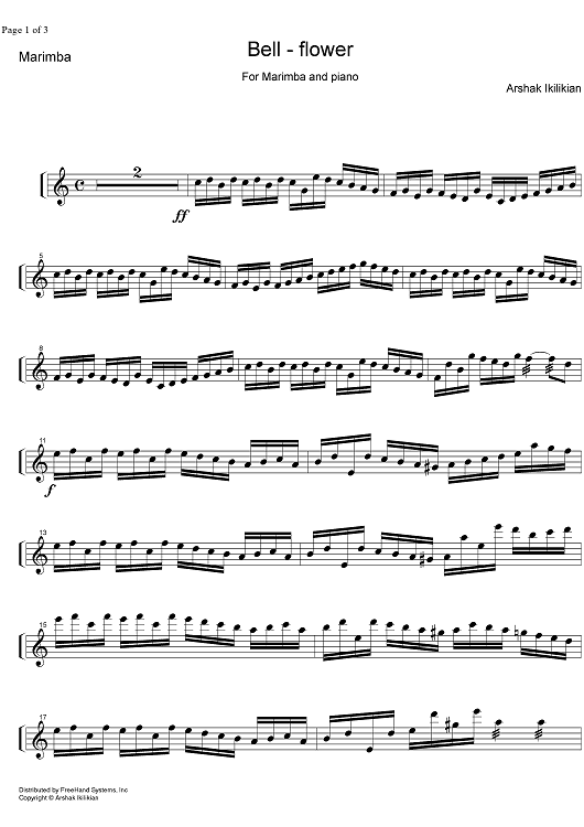 Bell - flower - Marimba