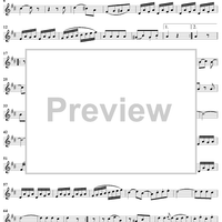 Quartet in D Major, Op. 12 - Flute 3