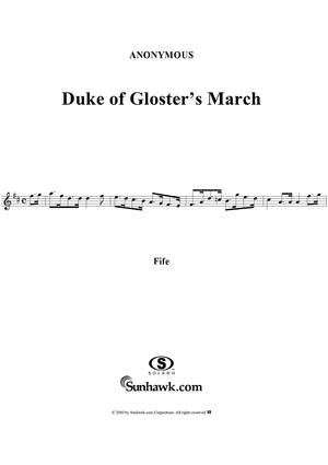 Duke of Gloster's March