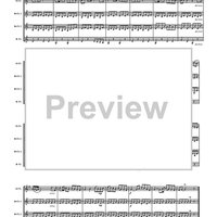 Andante Cantabile from "String Quartet No. 5, Op. 3" - Score