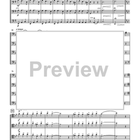 Italian Song for Cello Quartet - Score