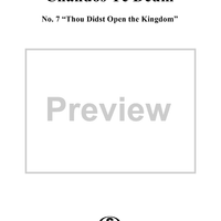 Chandos Te Deum in B-flat Major, HWV281: No. 7, Thou Didst Open the Kingdom