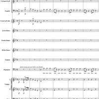 "Hm! hm! hm!" (quintet), No. 5 from  "Die Zauberflöte", Act 1 (K620) - Full Score