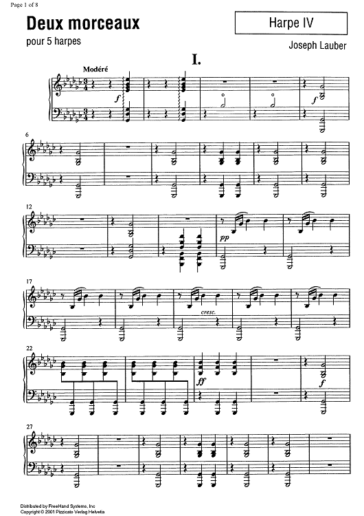 2 morceaux - Harp 4