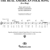 The Real American Folk Song (Is a Rag)