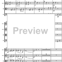 String Quartet No. 4 C Major D46 - Score