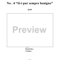"Si-i pur sempre benigno", No. 4 from "Davidde Penitente", K469 - Full Score
