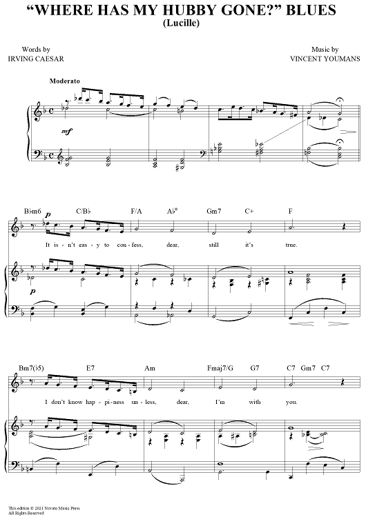 "Where Has My Hubby Gone?" Blues