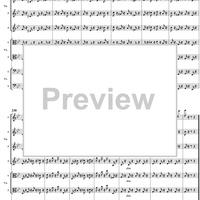 String Octet, Op. 20, Movement 3 - Score