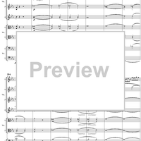 String Octet, Op. 20, Movement 4 - Score