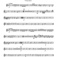 Fünffstimmigter blasender Music - B-flat Trumpet 2