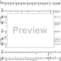 Easy Sonata in G Major for violin and piano - Piano Score