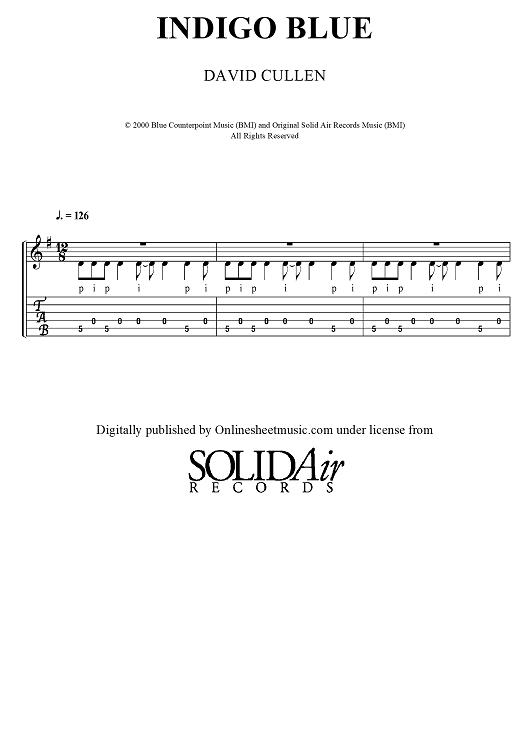 Indigo Blue (No MP3)