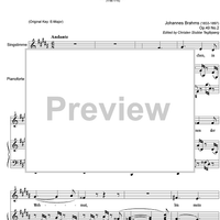 An ein Veilchen Op.49 No. 2