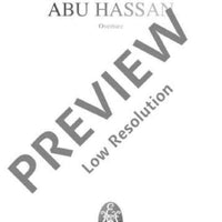 Abu Hassan - Full Score
