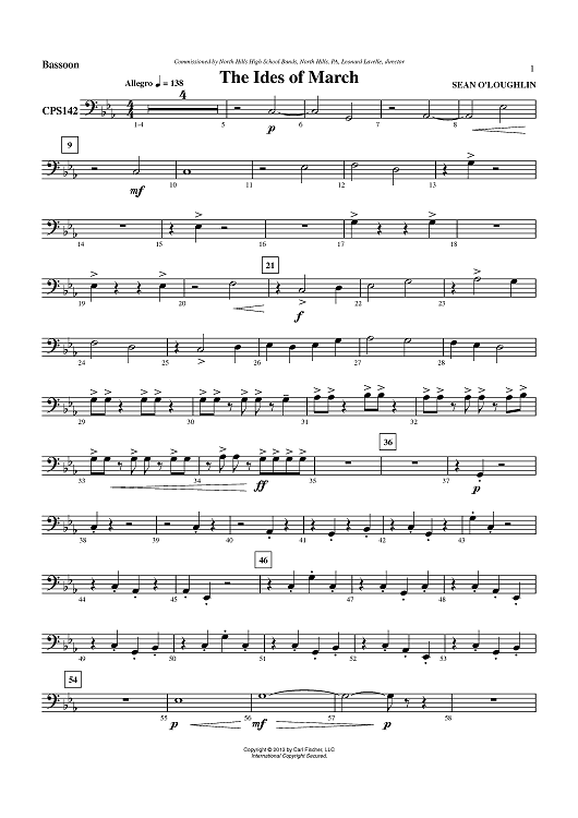 The Ides of March - Bassoon