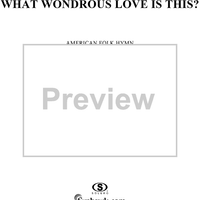 What Wondrous Love Is This?