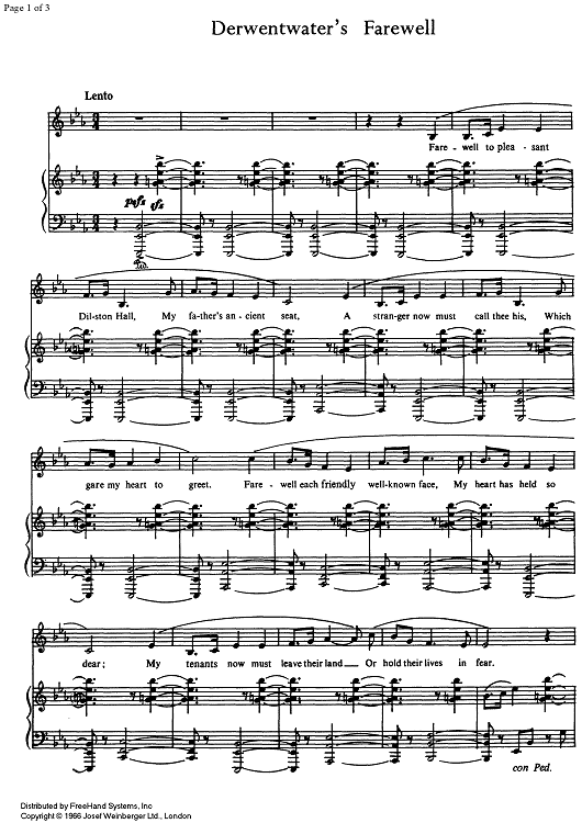 Derwentwater's Farewell