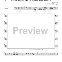 Mine Eyes Have Seen the Glory - Trombone 3