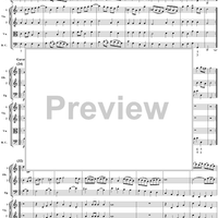 Orchestral Suite No. 1 in C Major - Score