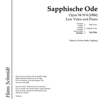Sapphische Ode Op.94 No. 4
