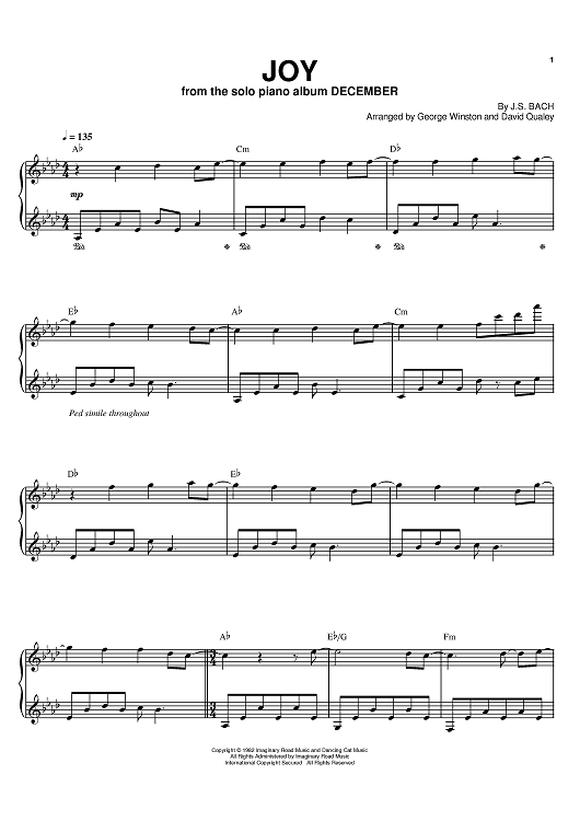 E WINSTON　 SHEET MUSIC COLLECTION George Winston Easy Piano Sheet Music Collection