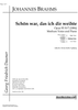 Schön war, das ich dir weihte Op.95 No. 7