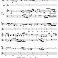 "Herr, nun lässest du deinen Diener", Aria, No. 2 from Cantata No. 83: "Erfreute Zeit im neuen Bunde" - Piano Score