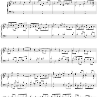 Fugue for Clavier in E Minor  (BWV 945)
