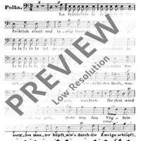 Sängerlust-Polka - Bass I
