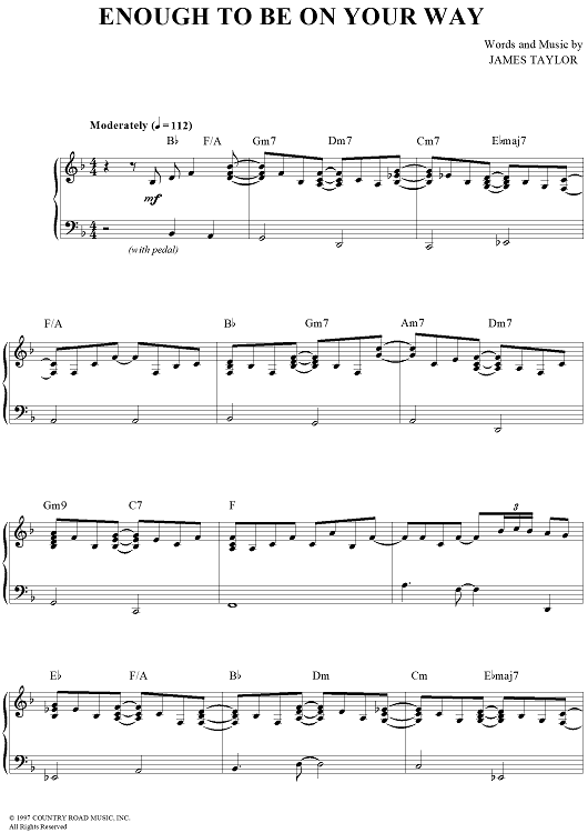 Enough To Be On Your Way