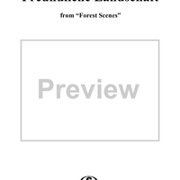 Waldszenen, Op. 82, No. 5 Freundiche Landschaft