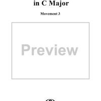Double Clavier Concerto No. 2 in C Major, Movement 3   (BWV 1061) - Score